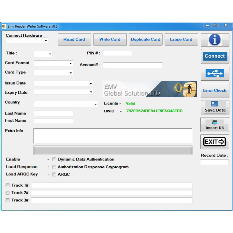 EMV Chip Writing Software V8.6